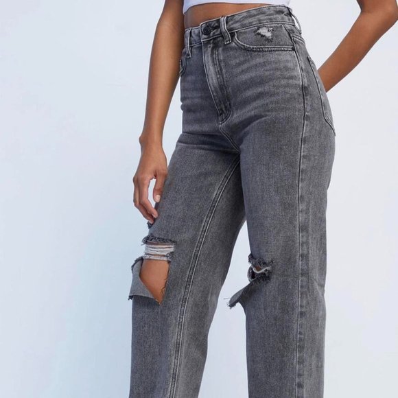 PacSun Denim - NWOT PacSun Women's Distressed Ripped 90's High Rise Boyfriend Denim Jeans